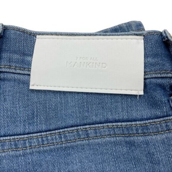 7 For All Mankind Womens Easy Slim in Dream/Destroy Size 25 - Picture 6 of 6